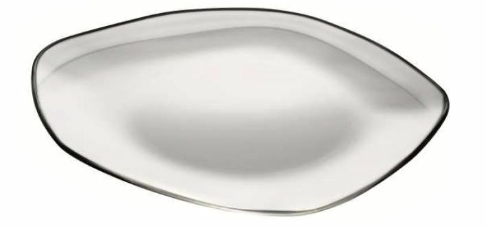 37cm Naif Vassoio Tray Glass Serving Tray Glass Serving Platter Party Accessory