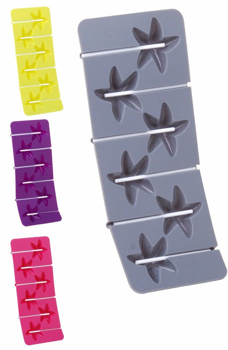 Star Fish Ice Cube Tray. Makes 6 Starfish Ice Lollies Reusable Ice Cube Tray