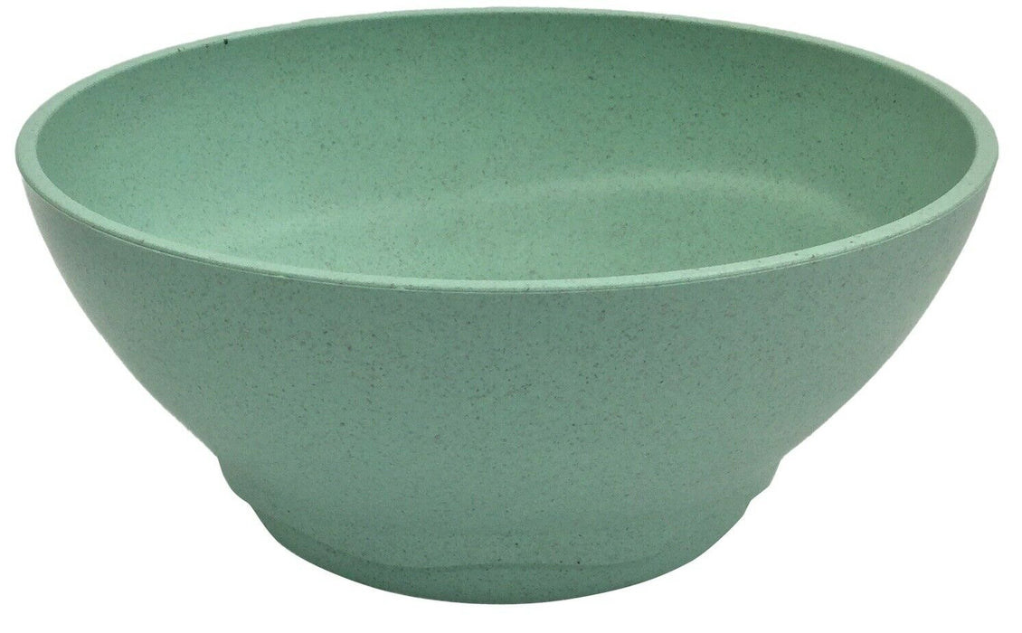 Set of 4 Green Eco Friendly Wheat Fiber Cereal Bowls 500ml Soup Bowls