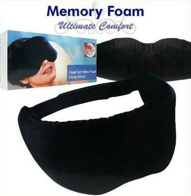 Memory Foam Heat Sensitive Eye Sleeping Sleep Mask Eye Cover