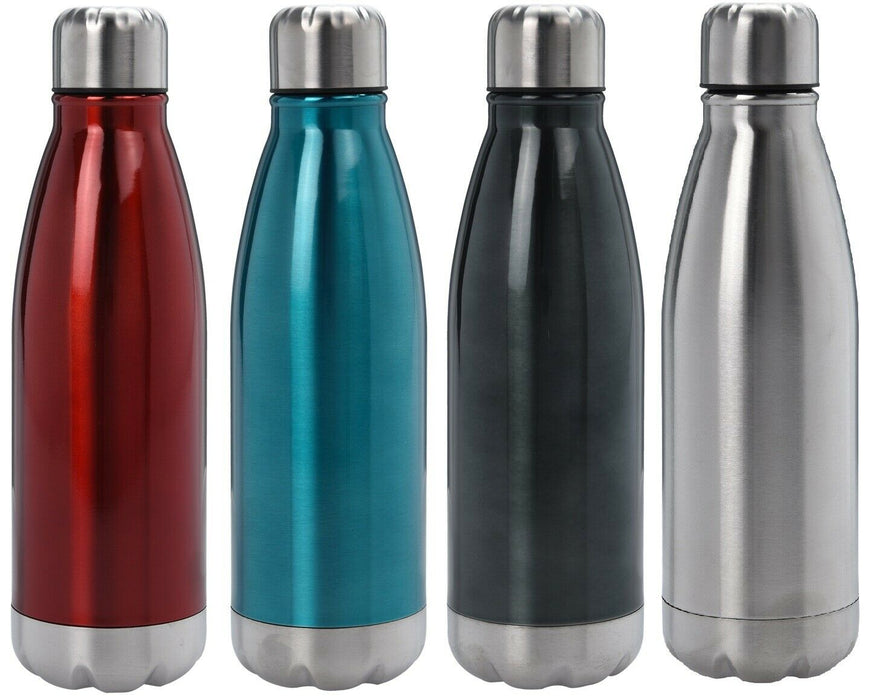 Metal 500ml Flask Bullet Flask Water Drink Bottle Hot & Cold Flask up to 12H
