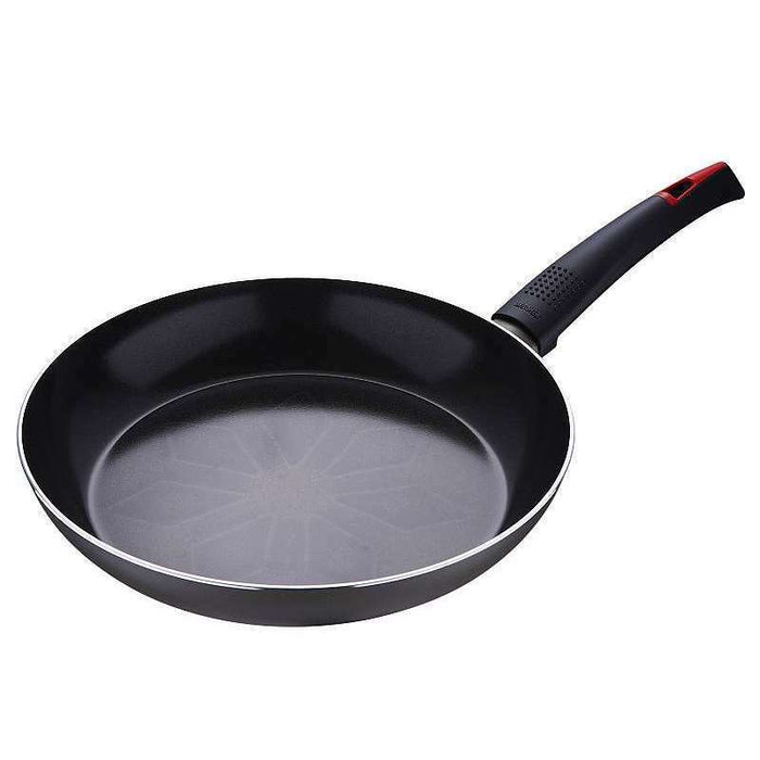 Bergner Black Ceramic Coated Non Stick Frying Pan Exterior Grey Charcoal