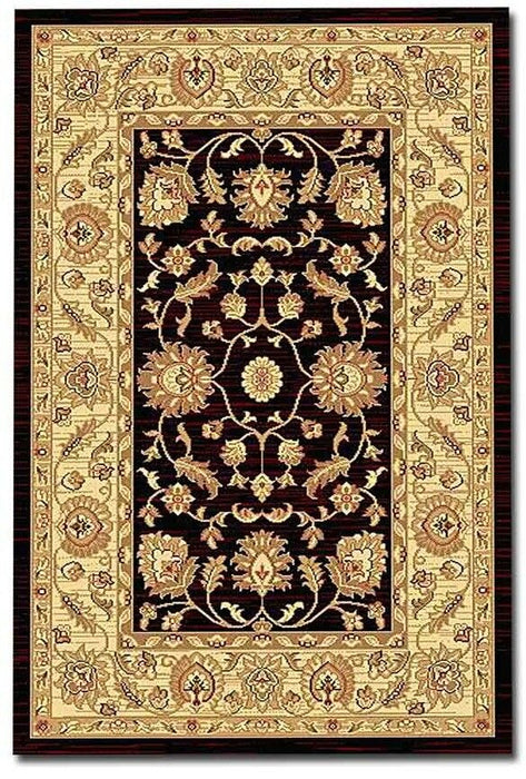 Thomas Wilton Large Antique Rug Messina Antique 160cm x 120cm Cream & Black