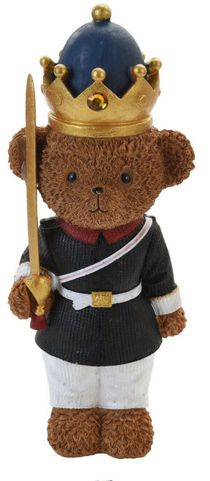 Cute Standing Bears With Crown and Bobby Hats Stands 24cm Tall