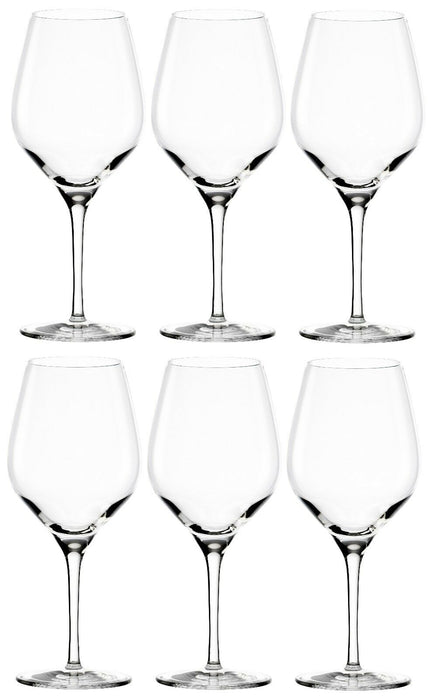 Stölzle Set of 6 Red Wine Glasses Large wine glasses 480ml Lead free crystal