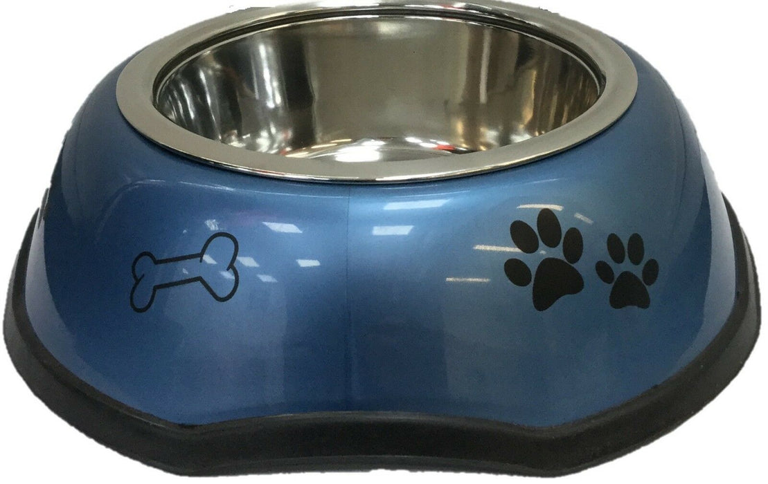 Large Dog Bowl 26cm Dog Feeding Food Water Bowl Dishwasher Safe S. Steel