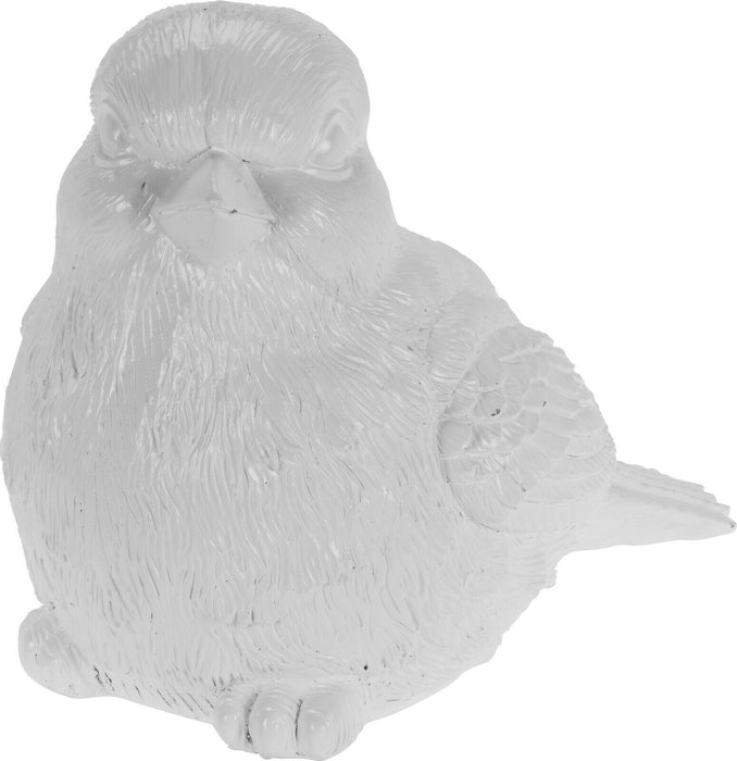 Large 35cm White Bird Garden Ornament Indoor Outdoor Pond Feature