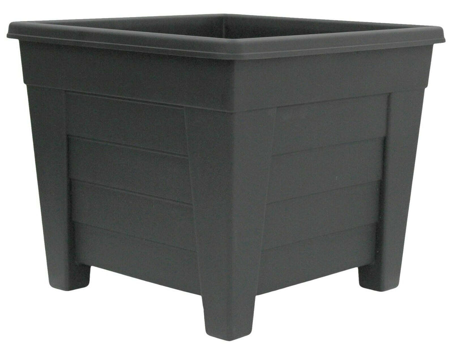 Large 32cm Square Garden Planter Plant Pot Plastic Trough Raised Planter