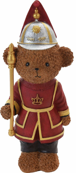 Cute Standing Bears With Crown and Bobby Hats Stands 24cm Tall
