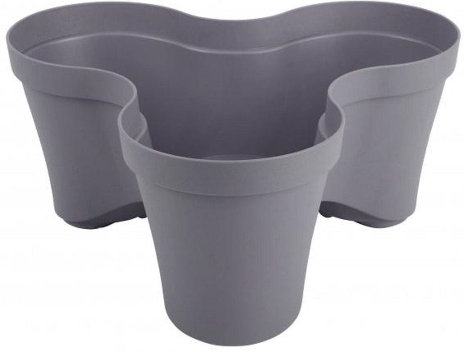 Sunny Days Stackable 8.8L Trio Triangular Polypropylene Planter