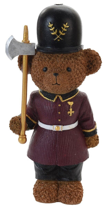 Cute Standing Bears With Crown and Bobby Hats Stands 24cm Tall