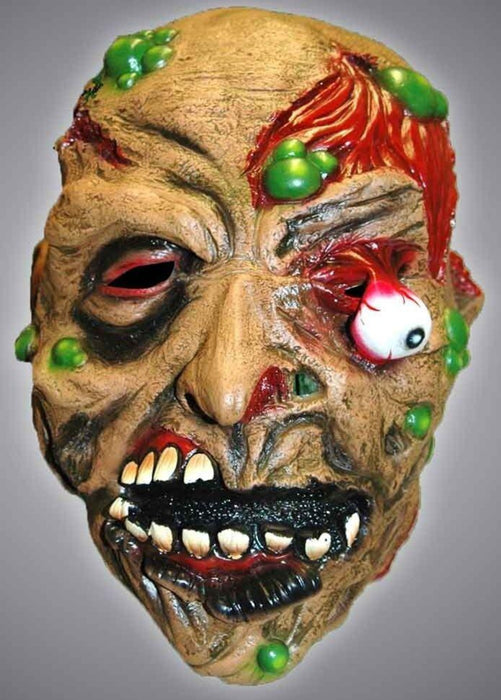 Unisex Latex Zombie Mask for Scary Adults Halloween Horror Full-Head Ugly Mask
