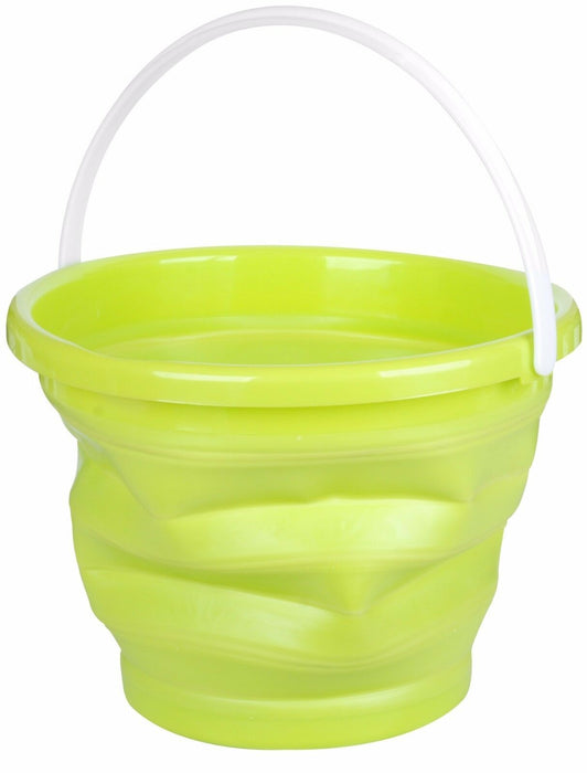 10 Litre Collapsible bucket In Green Ideal for Camping or Fishing Bucket