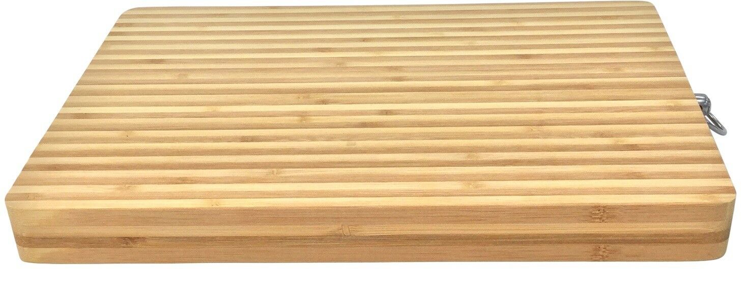 Heavyweight Bamboo Chopping Board 1.8Kilo 33cm x 24cm Reversible