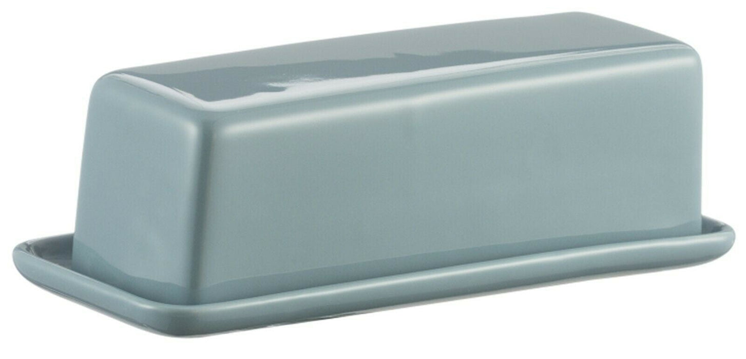 Mason Cash Classic Kitchen Turquoise Butter Dish With Lid Stoneware Butter Dish