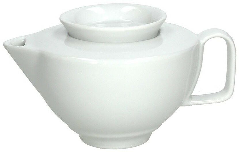Tognana Thesis White Modern Trendy Porcelain Stackable Teapot