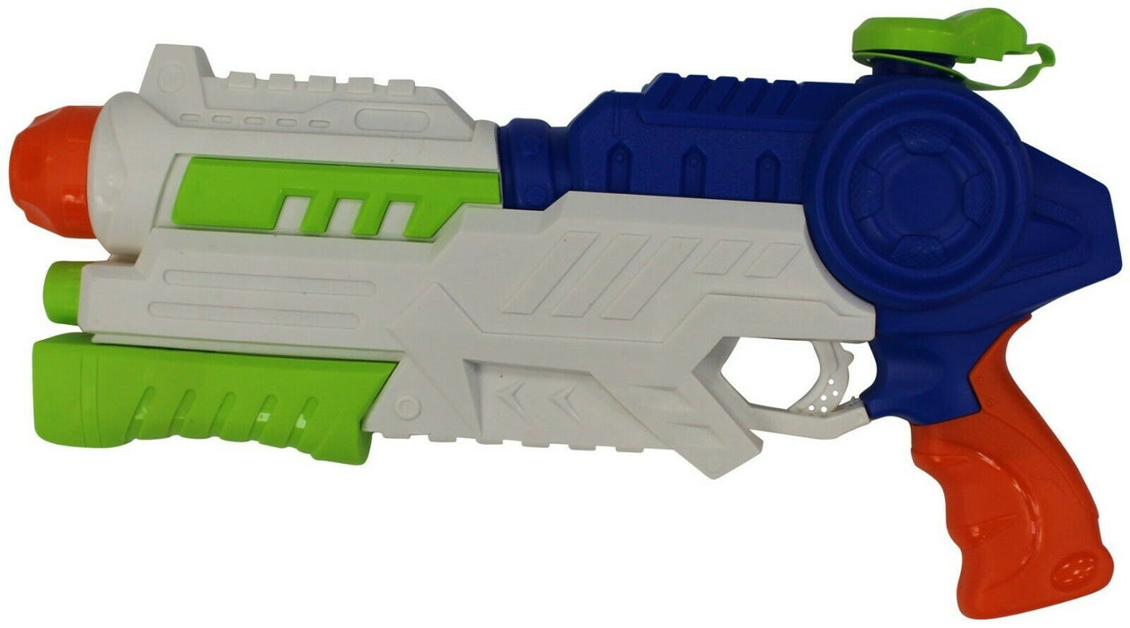 42cm Pump Action Water Super Soaker Shoots Up To 22 feet Blue & White