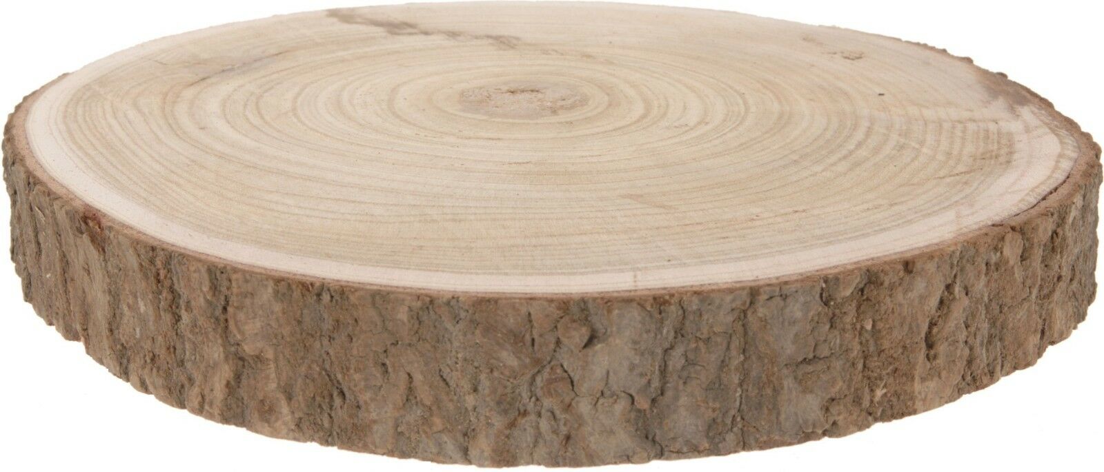 Natural Paulownia Wood Log Slice Large Tree Slice Centrepiece Stand