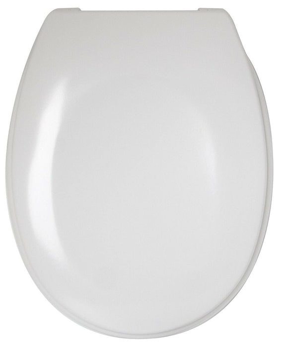 Sabichi 18" Classic Soft Close Plastic White Toilet Seat All fittings Included