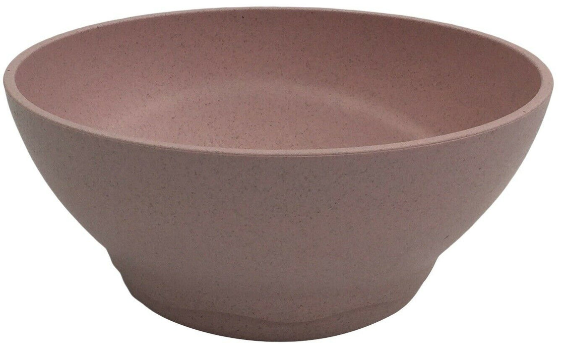 Set of 4 Pink Eco Friendly Wheat Fiber Cereal Bowls 500ml Soup Bowls