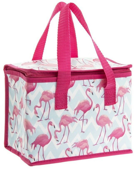 Leonardo Collection Flamingo Bay Pink Insulated Lunch Bags Pack of 2