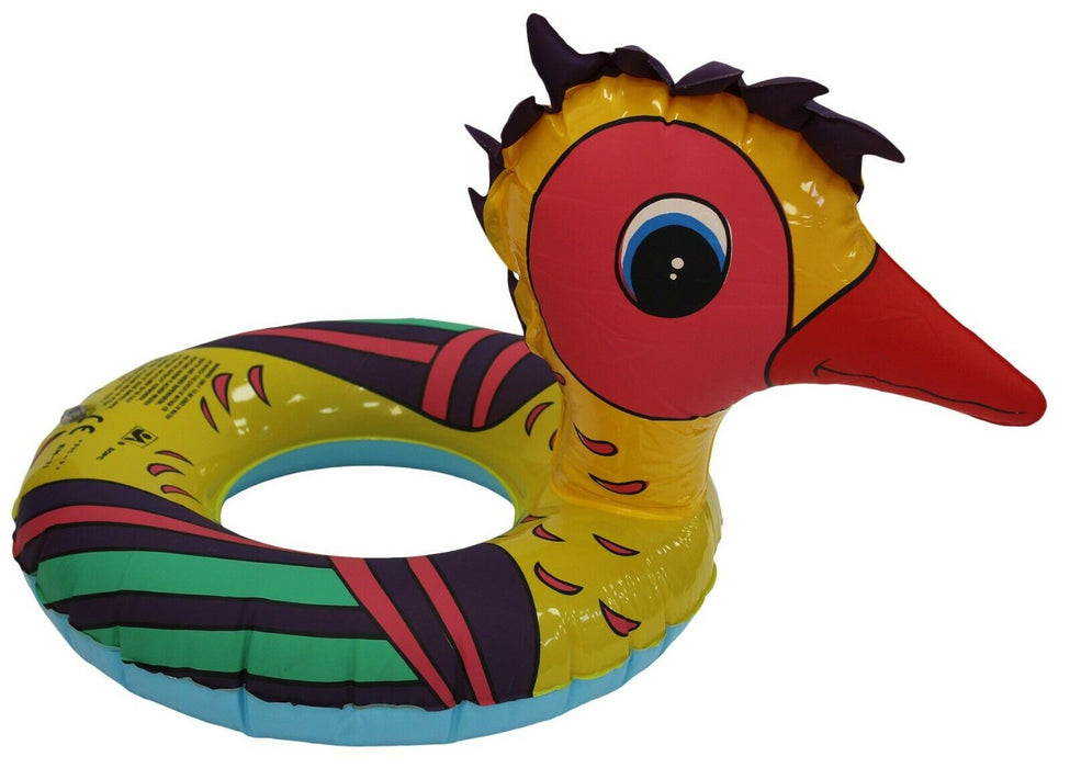 Kids Colourful Inflatable Turkey Ring Swimming Pool Floats