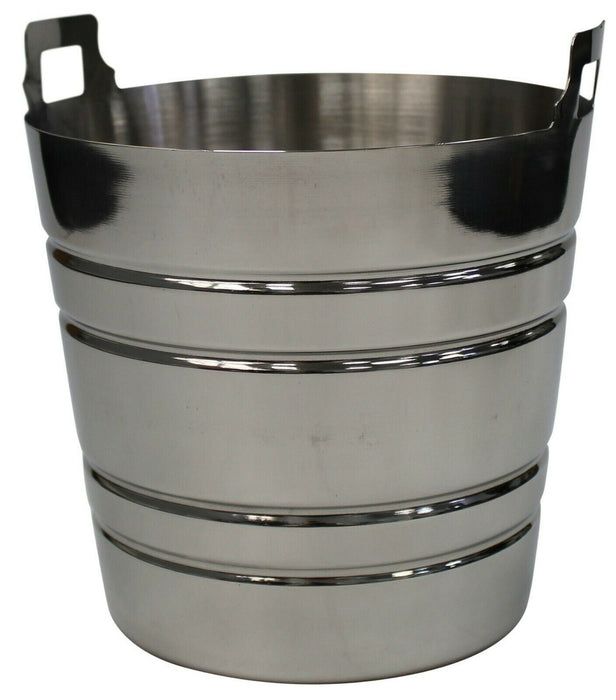 Zodiac 4.5Litre Champagne Bucket Stainless Steel Large Ice Bucket Wine Champagne