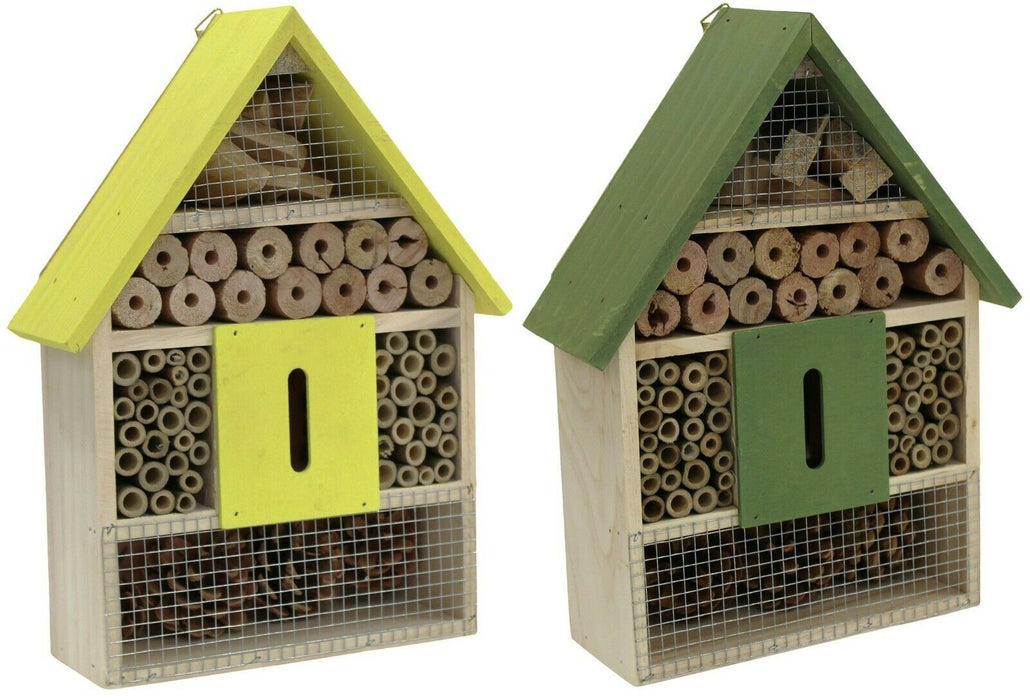 Insect Hotel Bee Bug House Hotel Shelterbox Attract Insects & Bees To Garden 30c