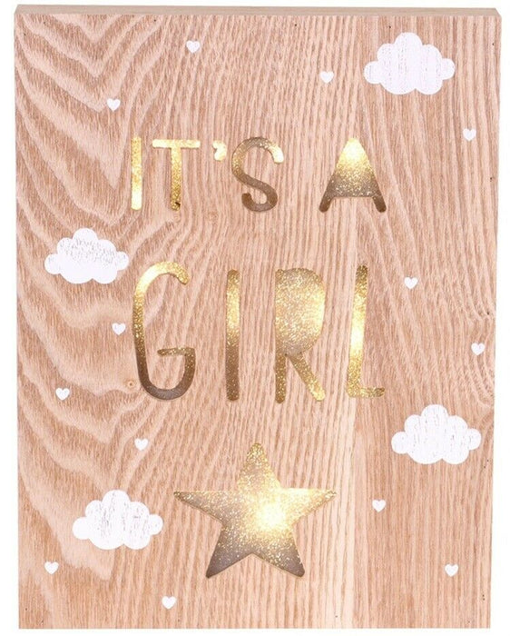 Its A Girl Led Sign, Its A Boy Lit Up Sign Welcome Sign Adventure Led Home Deco