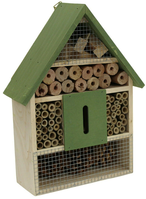 Insect Hotel Bee Bug House Hotel Shelterbox Attract Insects & Bees To Garden 30c