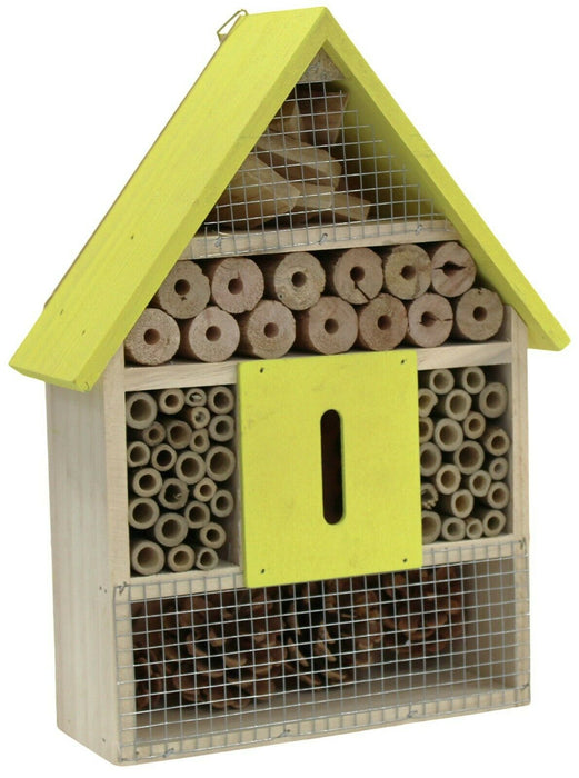 Insect Hotel Bee Bug House Hotel Shelterbox Attract Insects & Bees To Garden 30c