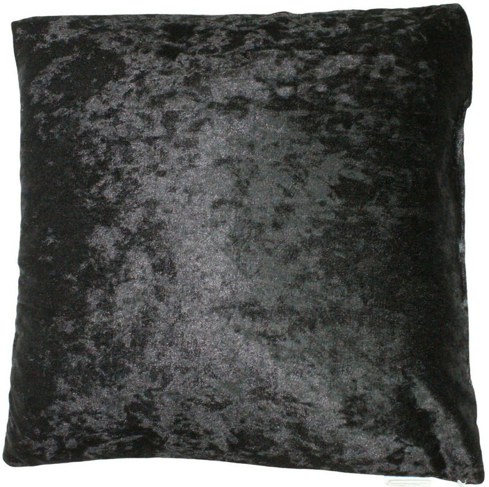 Soft Velvet Cushion - Black Silver Gold Throw Pillow With Cover For Sofa Couch