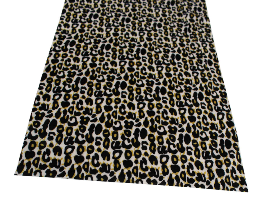 Leopard Print Fabric Table Runner 2 Meters Long Elegant (over 6ft Length)