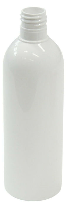Bulk Buy White Plastic Reusable Soap Shampoo Bottles & Black Flip Top Cap 500ml