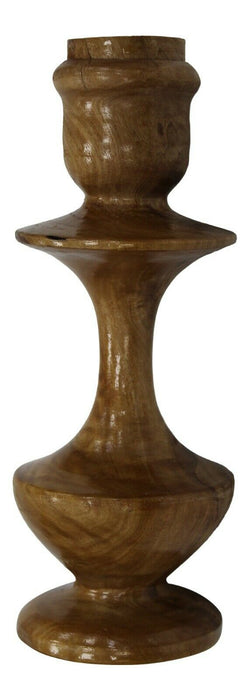 Rammento Hand Made Olive Wood Candle Stick Candle Holder Made in Tunisia