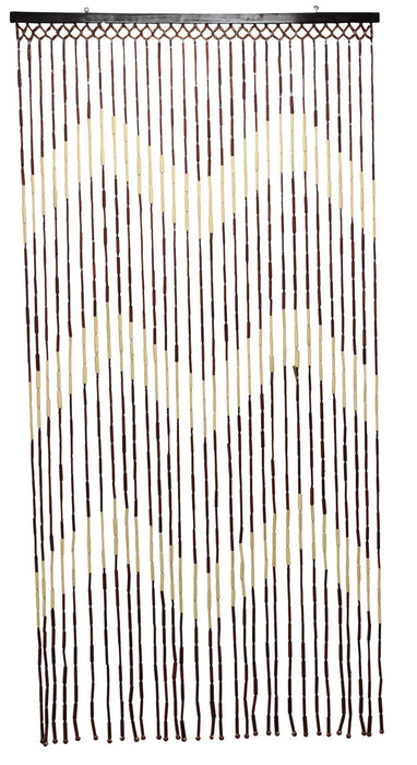 Macramé Wooden Beaded Bamboo Door Curtain Summer Blind Fly Screen 180 X 90CM