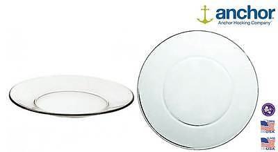 Anchor Hocking 86037 Large Glass Pie Dinner Plate Serving Dish