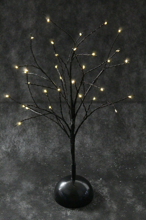 32 LED Christmas Tree Light Up Black Rose Gold Twig Tree Easter Home Decorations