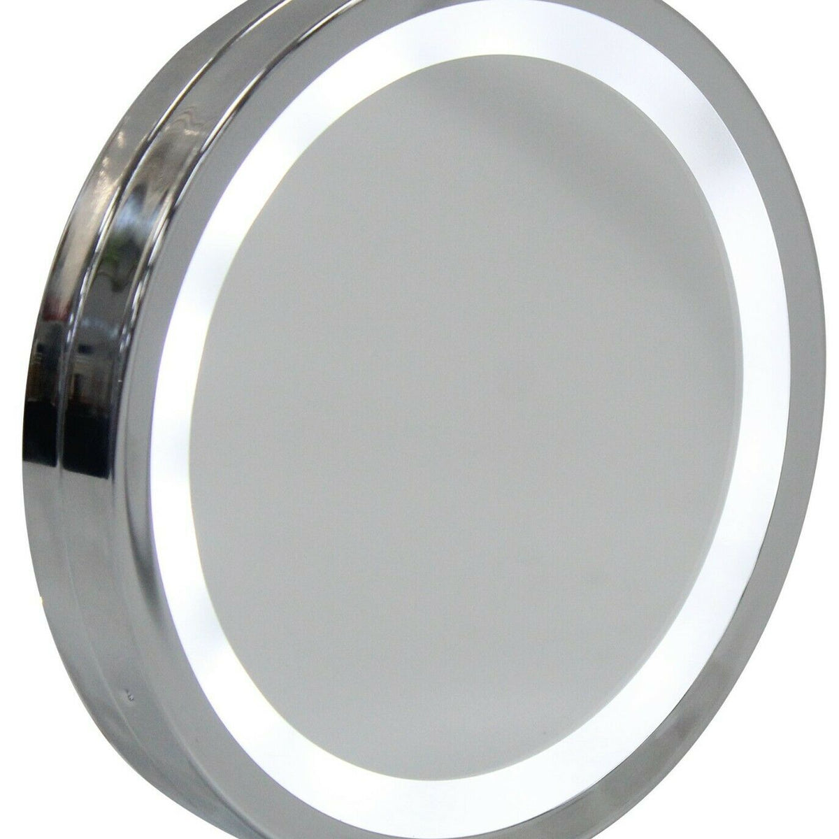 LED Cosmetic Travel Mirror Shaving Mirror Makeup Chrome Finish 3 x Ma