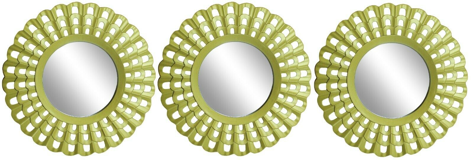Gold Wall Mirrors Hanging Mirror Set Mirror Gold Sun Burst Mirrors Set Of 3
