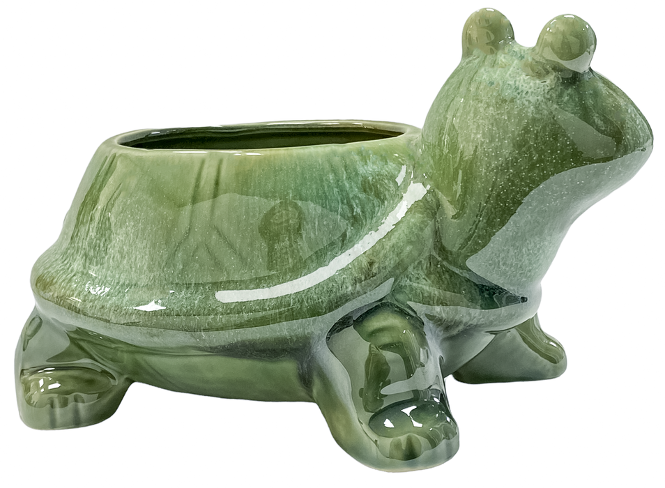 Tortoise Flower Pot Plant Pot Ceramic Animal Shape Planter Home Garden Ornament