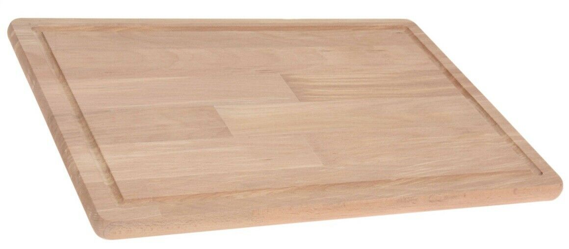 Large Beech Wood Hard Wood Chopping Board 38cm x 26cm Rectangle
