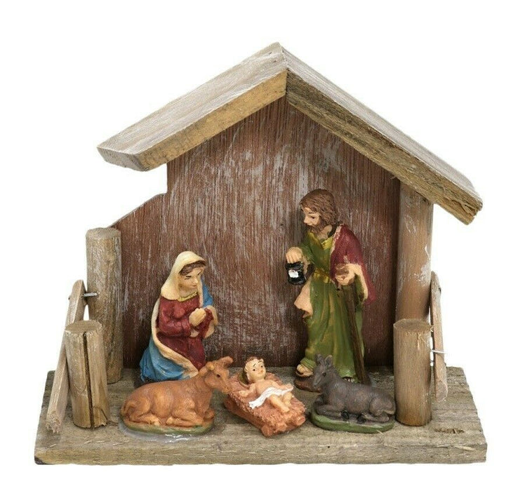 Nativity Scene Christmas Decoration & Figures Traditional Indoor Xmas Ornament