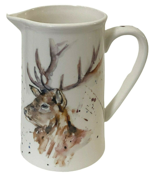 Leonardo Collection Fine China Stag Design 600ml Jug Country Life Tea Coffee Jug