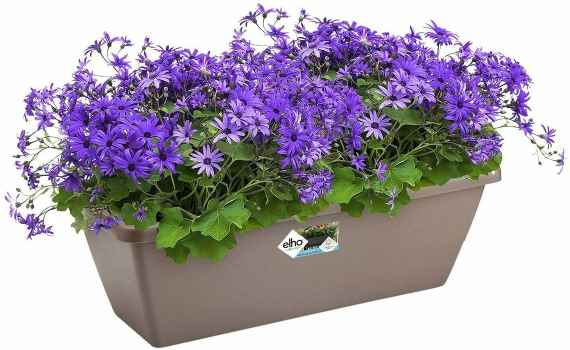 Elho 40cm Taupe Trough Planters Flower Pots Plant Pot