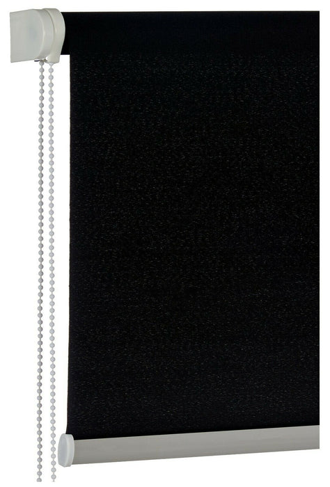 Black Roller Blinds 150cm Width x 180cm Length