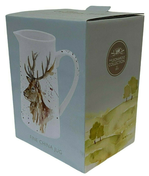 Leonardo Collection Fine China Stag Design 600ml Jug Country Life Tea Coffee Jug