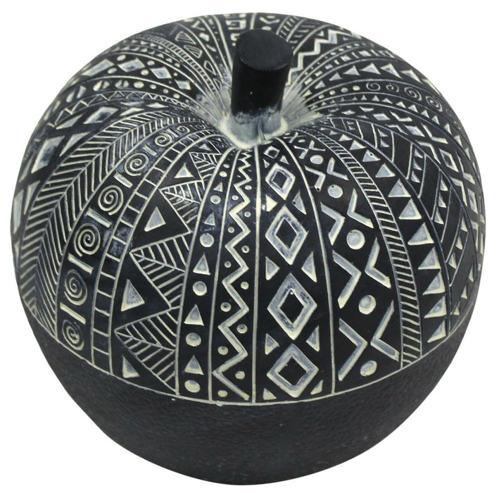 13cm Decorative Fruit Black & White Apple Large Apple Home Décor