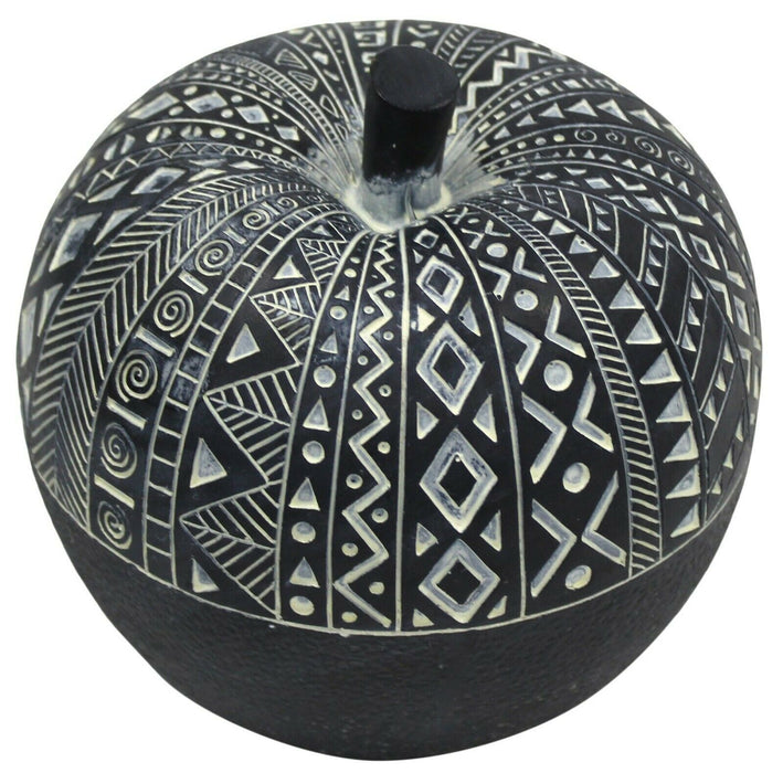 13cm Decorative Fruit Black & White Apple Large Apple Home Décor