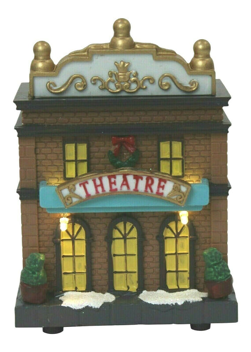 Lightup Christmas Ornament - Miniature Theatre Mini Festive Xmas Scene 12.5cm